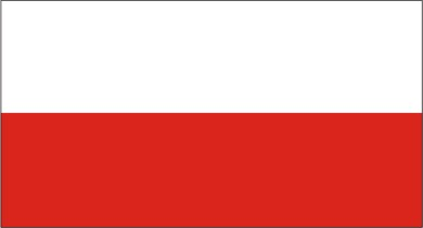 Polen | Minimal Flag – Besticktes Bio-Baumwoll Fan Shirt
