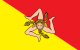 Flagge von Sizilien